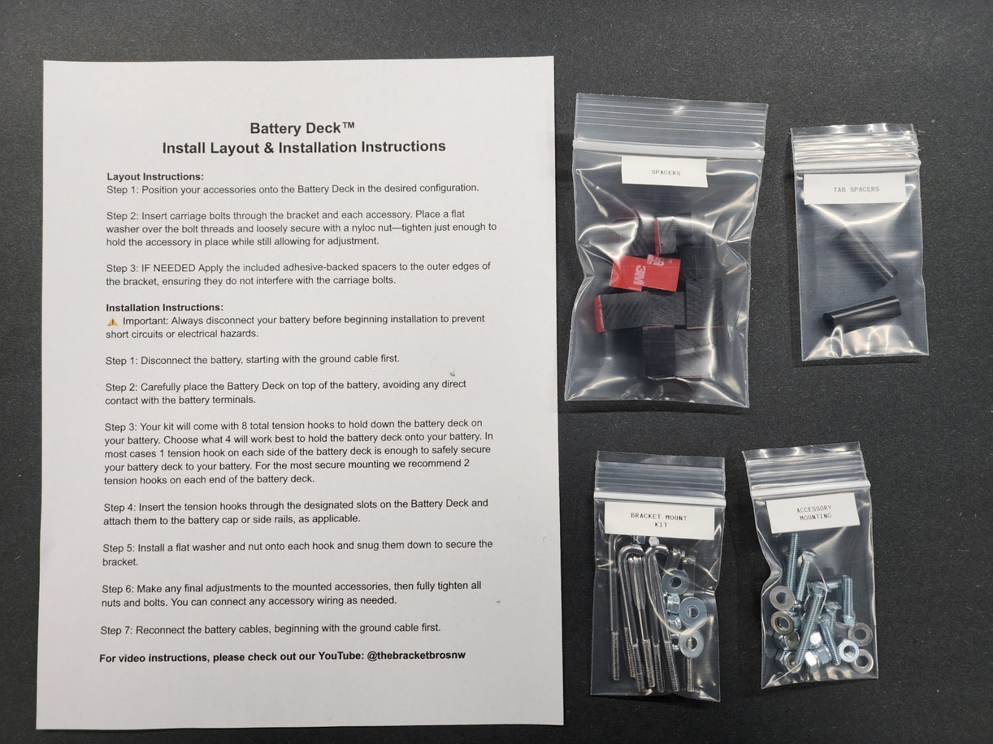 Jeep Wrangler JK 2007–2011 Battery Deck Group 34