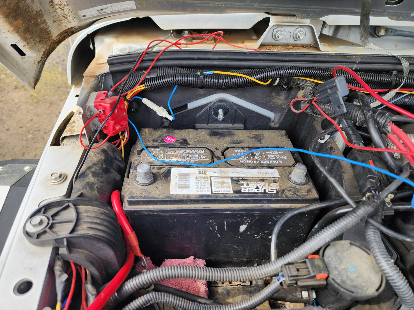 Jeep Wrangler JK 2007–2011 Battery Deck Group 34